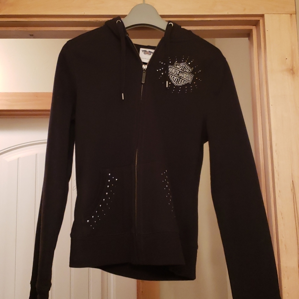Harley Davidson zip up hoodie